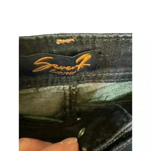 Seven 7 Embellished Jean Shorts size 16, NWT - Picture 4 of 7